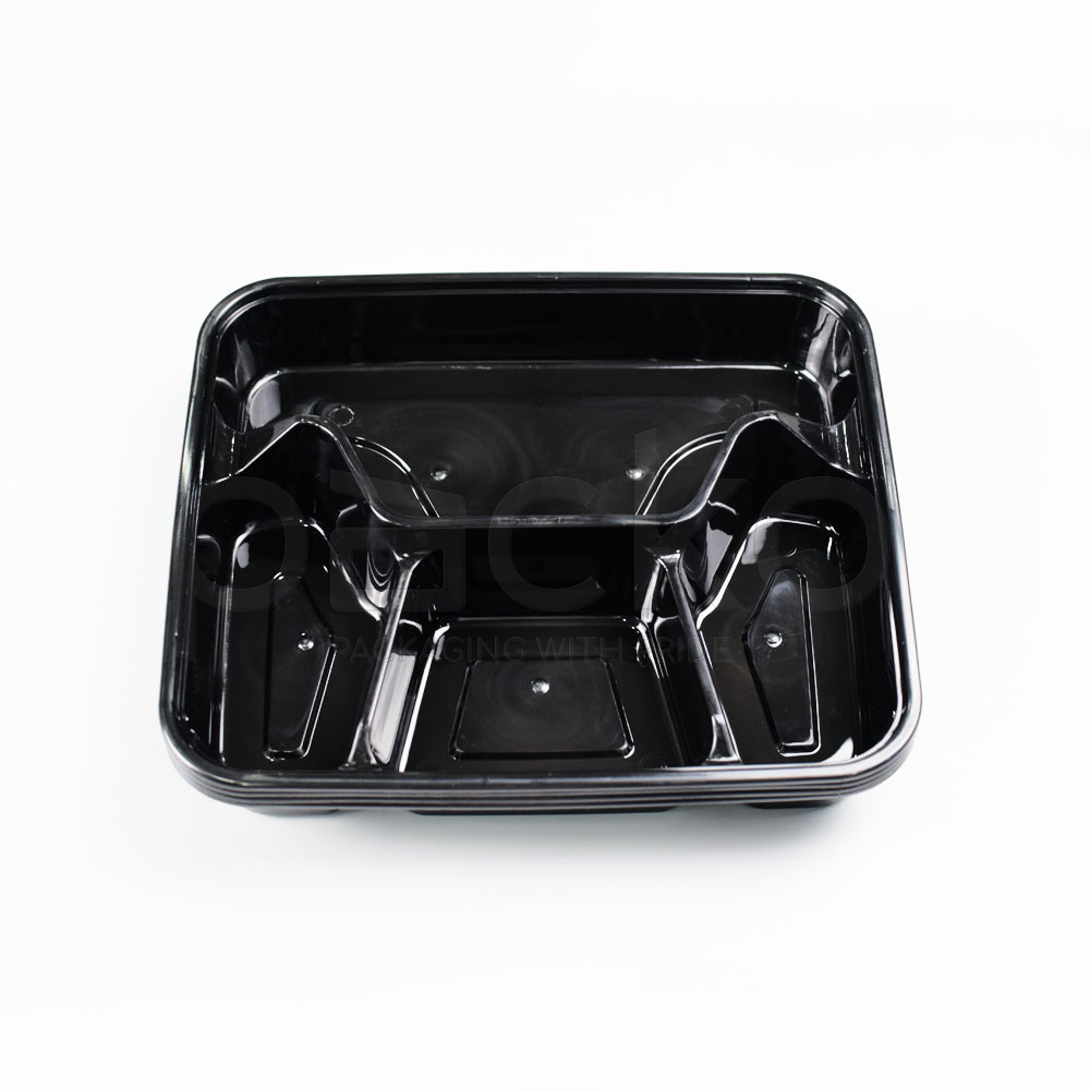 กล่องอาหารพรีเมี่ยม 4 ช่อง ขนาด 1000 ml. (PKO-10-SF1000-4B)