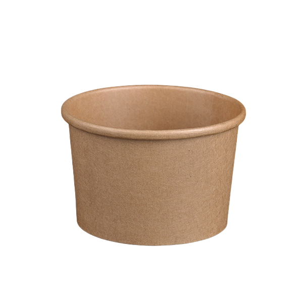 ถ้วยซุป / ถ้วยขนม กระดาษคราฟท์ รักษ์โลกขนาด 8 ออนซ์