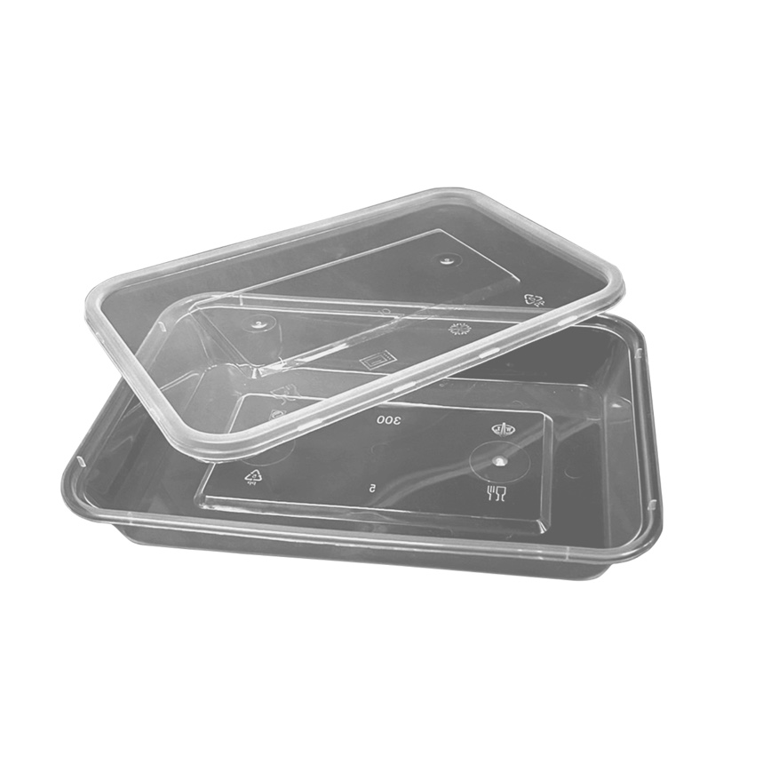 กล่องสี่เหลี่ยมพลาสติก 300 ml