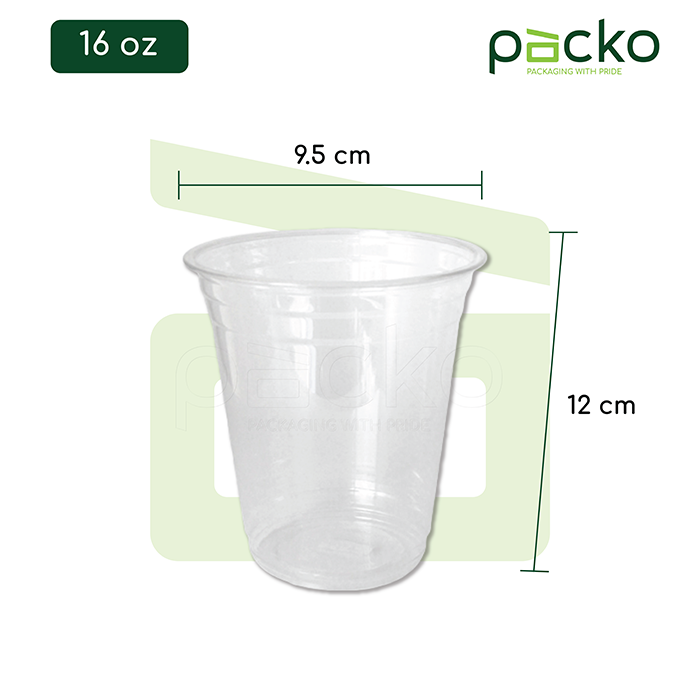 แก้ว PACKO PP  ขนาด 16oz ปาก 95 mm.