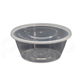 [Y750 Premium] ชามพลาสติก PP 750 ml + ฝาปิด (ใส)