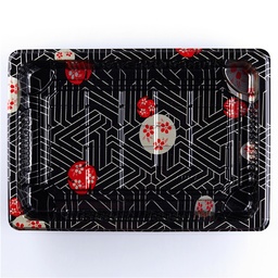 [B-1105] ถาดซูชิ ขนาด 18.5 x 12.9 x 2.3 cm. ซากุระ