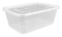 [08-Save-F1000 รุ่นเดิม] กล่องใส่อาหารสี่เหลี่ยม รุ่น Save ขนาด 1000มล. สีใส